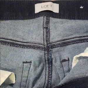 Loft outlet dark high rise jeans
